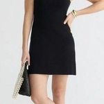 J.Crew Knit Squareneck mini Sweater Dress in black size Small Photo 0