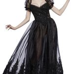 Dolls Kill Like New Gothic/Halloween costume Maxi Dress scroll for my pics!! SOLD OUT Online size S! Photo 0