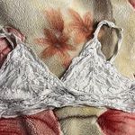 Wildfire MD white lace stretch cropped bralette Size M Photo 0