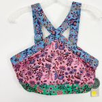 Boden USA Boden Positano Hotchpotch Bikini Top Patchwork Floral Print Halterneck Size 14 Photo 1