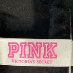 PINK - Victoria's Secret Victoria's Secret PINK Women’s Black Crew Neck Racerback Sports Bra Size Medium Photo 5