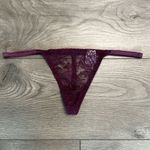 Cinema Etoile Purple Lace Babydoll Slip‎ And Thong Panty Size Small Photo 7