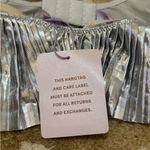 Savage x Fenty NWT Pleated Lamé unlined bra silver ruffle bow women’s size 32D Photo 7