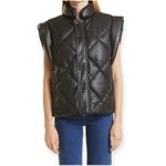 Pistola Callista Black Puffer Jacket & Vest, REVOLVE Size XL New w/Tag Photo 4