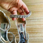 Anthropologie  BHLDN Badgley Mischka Yasmine Ankle Strap Sandals Size 7 NWOT $245 Photo 3