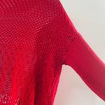 Eileen Fisher Red Silk Blend Knit Open Front Cardigan Sweater Size S Photo 10