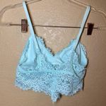 Aerie  BLUE LACE BRALETTE size medium Photo 2