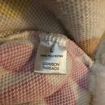 Grayson Threads Barbie Fleece Hoodie Pullover Daisy Print White Orange Yellow L Photo 3