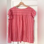 Jane and Delancey  Red Gingham Button-Up Top Size XL‎ NWT Photo 1