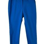 Dana Buchman Ankle Pant Mid Rise Stretch Peacock Blue Women’s Plus Size 16 Photo 0