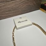 Madewell  Chain Necklace NWT $38 Gold Tone Adjustable Length Photo 2