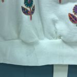 Vintage Art Paint all over cats and daisies gold colorful women’s sweatshirt OS‎ Pink Size L Photo 7