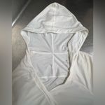 Athleta  Wick It Wader White Hooded Long Sleeve Cover Up - Size XS - VGUC Photo 3