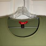 Hot Kiss  Green Cold Shoulder Long Sleeve Top Large Photo 2