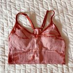 PINK - Victoria's Secret PINK Victoria’s Secret Active Pink Tie Dye Ribbed Sports Bra Size XS Photo 0