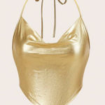 SheIn Hold halter tie neck top  Photo 0