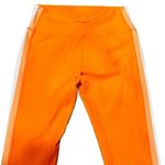 WILO THE LABEL Ribbed Leggings Orange With Side Stripes Size S NWT Photo 3