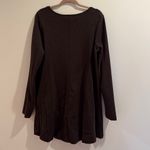 Bryn Walker  Dark Brown Long Sleeve Top Photo 4