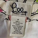 Lilly Pulitzer  White Label Vintage Cotton Cat & Sun Print Size 4 Photo 3