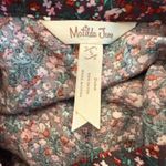 Matilda Jane  Fabulously Floral Dress Long Sleeve Tiered Size Small Green Pink‎ Photo 4