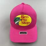 Bass Pro Shops  Hat Cap Camp Snapback Trucker Mesh Fish Outdoor Pink Ladies GUC Photo 0