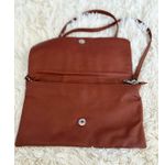 Studded Bow Clutch Shoulder Bag Brown Purse Convertible Handbag Evening Bag Photo 3