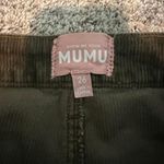 Show Me Your Mumu Show Me Ur Mumu Green Corduroy Cropped Pants Photo 2