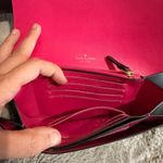 Kate Spade Arbour Hill Kyra Black Sweetheart Pink Leather Crossbody Handbag with Photo 13