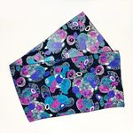 Vintage Abstract Printed Rectangular Fashion Scarf | Size 60” x 17” Purple Photo 4