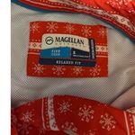 Magellan outdoors  Womens Christmas Red Relaxed Fit Gear Long Sleeve Shirt Size S Photo 2