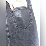 Hollister  Y2K Mall Goth Grunge Whimsigoth Black Denim Frayed Mini SkaterSkirt 00 Photo 10