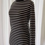 Ralph Lauren  black & white striped turtleneck sweater brand new! Photo 1