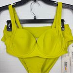 DKNY NWT underwire bikini top + high waist bott bikini bottoms S Photo 7