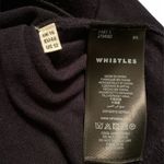 Whistles LOVE Navy Sweater Large Sz 12 Valentine Heart Crew Neck Preppy Blue Photo 4