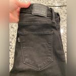 Levi's  720 HIGH RISE SUPER SKINNY 26 Denim Black Jeans Stretch Photo 7