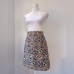 Laundry by Shelli Segal Black & Gold Textured Mini Skirt Photo 2
