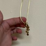 Macy's NWT  Golden Necklace With Beads Photo 1