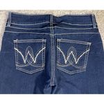 Wrangler  Pink Label Jeans Dark Wash 7/8 White Stitch Women's Photo 2
