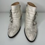 Chloé Chloe Suzanna Cloudy White Ankle Booties 36.5 Photo 6