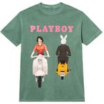 Playboy New  June 1959 Cover Tee Short Sleeve Crewneck T-Shirt Green Size Small Photo 0
