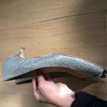 Jimmy Choo  heels/kitten heels size 42 metallic silver new years festive holiday Photo 5