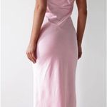 Oh Hello Satin Maxi Dress Photo 3