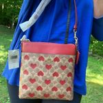 Coach Authentic 1941 Coated Signature Canvas/refined calf leather top zip Crosby Photo 8