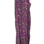 Loft Ann Taylor Hibiscus Ruffle Midi Halter Dress Women's Size 4 Photo 0