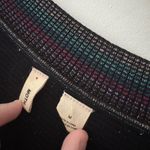 Moth Anthropologie XS Mulah Lurex Stripe Colorful V Neck Sweater Tinfoil Shimmer Size M Photo 4