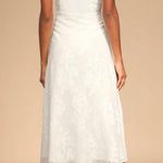 Loveliest Looks White Floral Jacquard Tie Photo 1