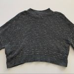 Abound  Nordstrom Crewneck Cropped Sweater Grey Charcoal Heather XL Photo 7