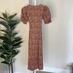 Revolve RTR Love, Whit Dotted Puffed Sleeve Midi Dress Small Photo 6