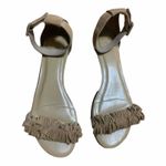 Joie  Ferris Fringe Suede Sandal Tan‎ Size 40 Photo 1