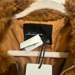 Olivaceous Cropped Teddy Jacket Photo 3